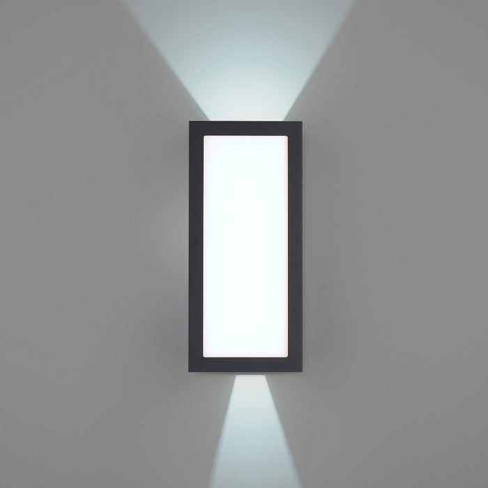 WAC WS-W230511 Window 3-lt 11" Tall LED Outdoor Up/Down/From Panel  Wall Sconce, CCT Selectable, 120-277V
