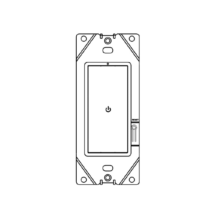WaveLinx WST-C CAT Wallstation, 1 Button