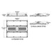 Lithonia XIB 24" 78W LED High Bay, 12000lm, Textured Acrylic, Wide Distribution, 5000K, 347-480V, nLight Controller