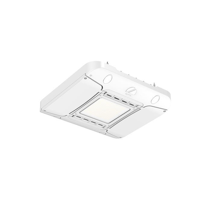 Lithonia XPCNY LED ALO2 134W Max LED Canopy Light, 3 Lumens Selectable, Forward Throw Lens, 120-277V, White Finish
