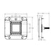 Lithonia XPCNY LED ALO2 134W Max LED Canopy Light, 3 Lumens Selectable, Forward Throw Lens, 120-277V, White Finish