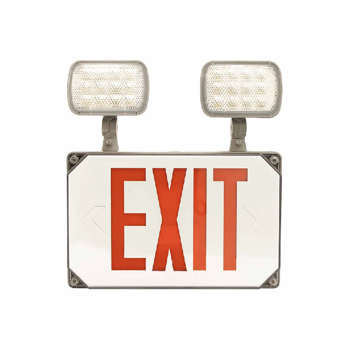 Westgate XT-CLWP Wet Location Combo LED Exit & Emergency Sign