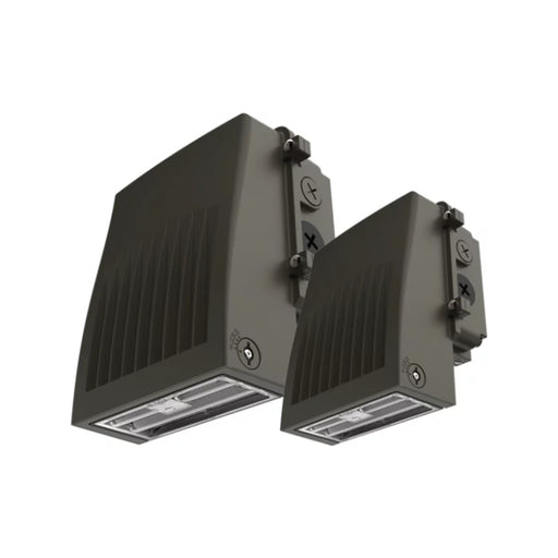 Lumark AWP 100W/120W/150W LED Architectural Large Fins Wall Pack, 3CCT Selectable, 120-347V