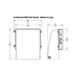 Lumark AWP 55W/65W/75W LED Architectural Medium Smooth Wall Pack, 3CCT Selectable, 120-347V