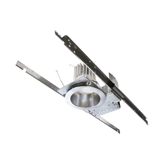 Halo Commercial HC4 4" Round New Construction/Remodel Housing Frame, 14W Emergency Battery Pack with Integral Test/Indicator Light, 1500 Lumens, 120-277V