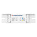 Lithonia CSS 8-ft 43W/58W/74W LED Strip Light, 3CCT & Lumens Switchable, with 10W Emergency Battery Pack, 120-277V