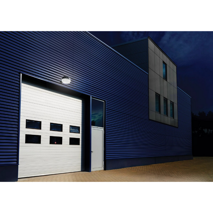 Stonco DTD40-NW-G3 Dusk to Dawn LED Barn Light with Photocell, 4000K, 120V, Light Grey Smooth Finish