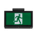 Lithonia EARM Signature Extruded Aluminum Running Man Sign, Nickel-cadmium Battery, Double face, Self-diagnostics, 120V - Black