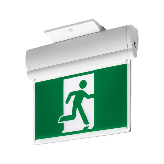 Lithonia EDGRM Quantum Extruded Aluminum Edge-Lit Running Man Sign, AC only, 120-347V