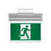 Lithonia EDGRM Quantum Extruded Aluminum Edge-Lit Running Man Sign, AC only, 120-347V - White