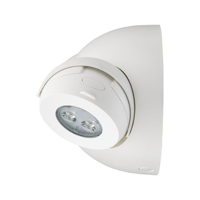 Lithonia ELM4L Quantum LED Adjustable Optics Emergency Light, Self-Diagnostics, 120-347V, LTP-SDRT