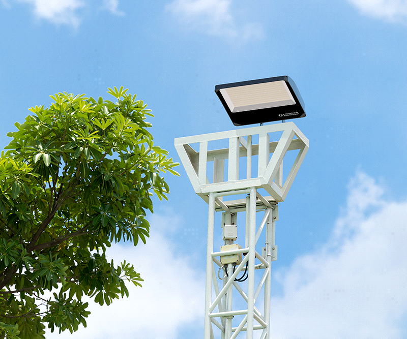 Lithonia Contractor Select ESXF5 16" Wide, LED Flood Light, 177-342W, Adjustable Lumen, Switchable CCT, UVOLT, YS, Dark Bronze