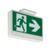 Lithonia EXRM Basics Thermoplastic Running Man Sign, Nickel Cadmium Battery, Self-diagnostics, 120/347V