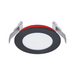Halo HLBFR407FS5 4" Round Fire Rated Slim Low-Glare Canless LED Downlight, 5CCT Selectable, 120V - Matte Black