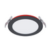 Halo HLBFR609FS5 6" Round Fire Rated Slim Low-Glare Canless LED Downlight, 5CCT Selectable, 120V - Matte Black