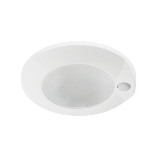 Halo HLCEMS 6" Surface Mount LED Disk Light with Integrated Motion Sensor, 5CCT Selectable, 120V, Matte White