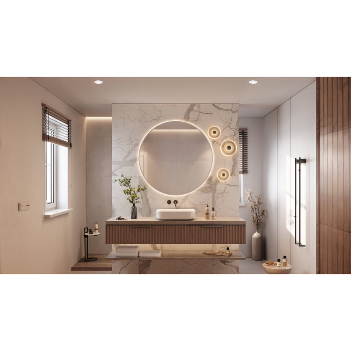 Halo JBD 4" LED Surface Mount LED Downlight,  700lm, 5CCT, 120V, Matte White