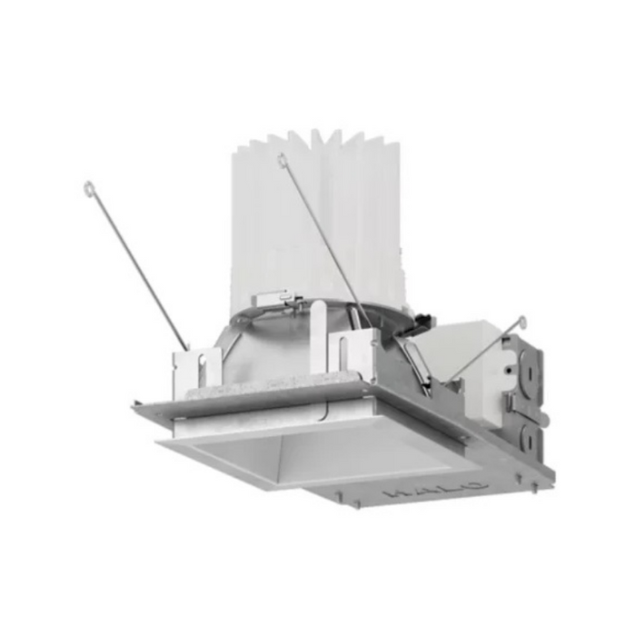 Halo Commercial HCSQ4 4" Square New Construction/Remodel Housing Frame with 6W Self-Test Emergency Battery, 2000 Lumens, 120-277V