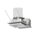 Halo Commercial HCSQ4 4" Square New Construction/Remodel Housing Frame with 6W Self-Test Emergency Battery, 1500 Lumens, 120-277V