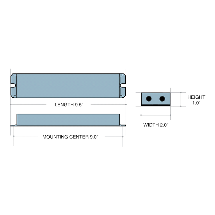 IOTA I32 2.5W Reduced Profile Fluorescent Emergency Ballast