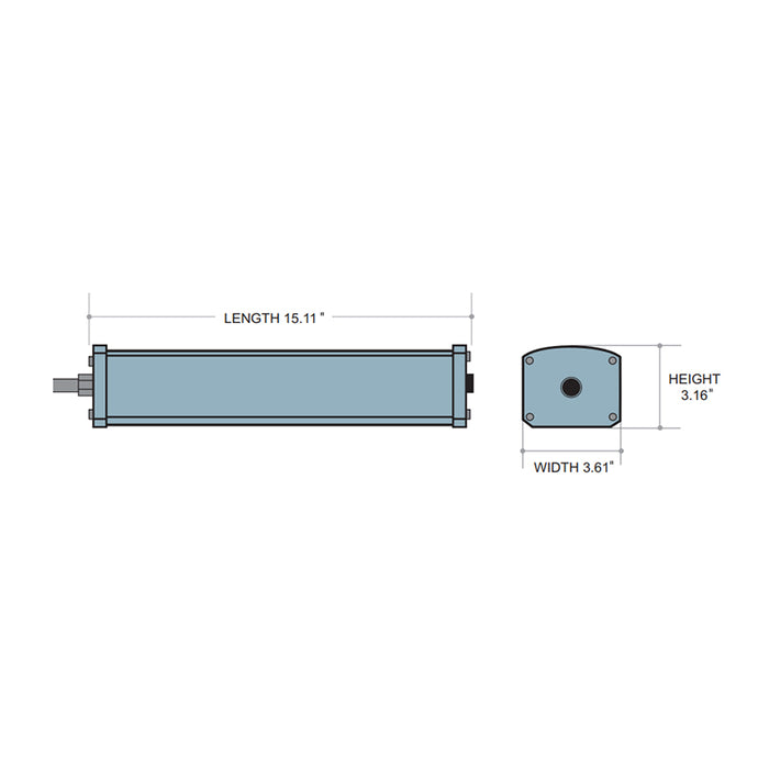 IOTA ILBDW CP10 HE SD 10W Constant Power Emergency LED Driver