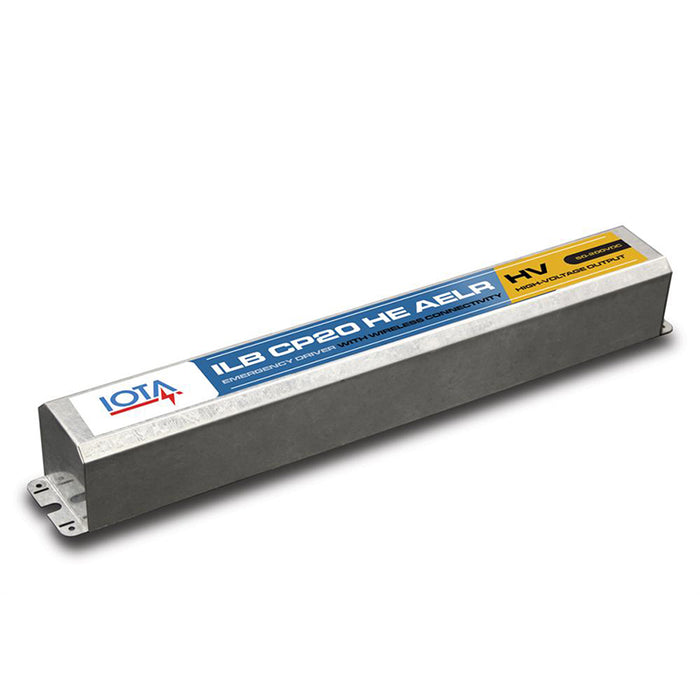 IOTA ILB CP20 HE AELR HV 20W Emergency LED Driver with Wireless Life Safety Reporting via Bluetooth