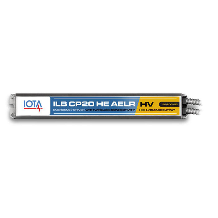 IOTA ILB CP20 HE AELR HV 20W Emergency LED Driver with Wireless Life Safety Reporting via Bluetooth
