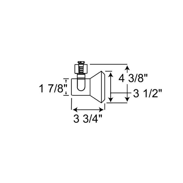 Juno R551 Trac-Lites PAR20 Flared Step Track Head