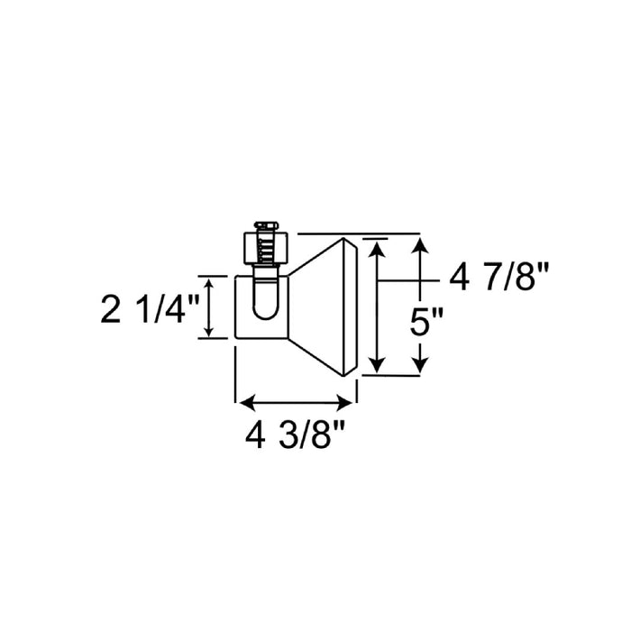 Juno R552 Trac-Lites PAR30 Flared Step Track Head