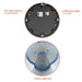 Envision LED 12W/16W/22W LED Round Dome Top Bollard Head