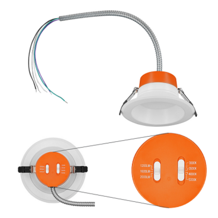 LEDvance 62804 4" 7W/8W/9W LED Commercial Recessed Downlights, TAA