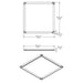 Lithonia Frame 2X2 LED Flat Panel, Switchable Lumen & CCT