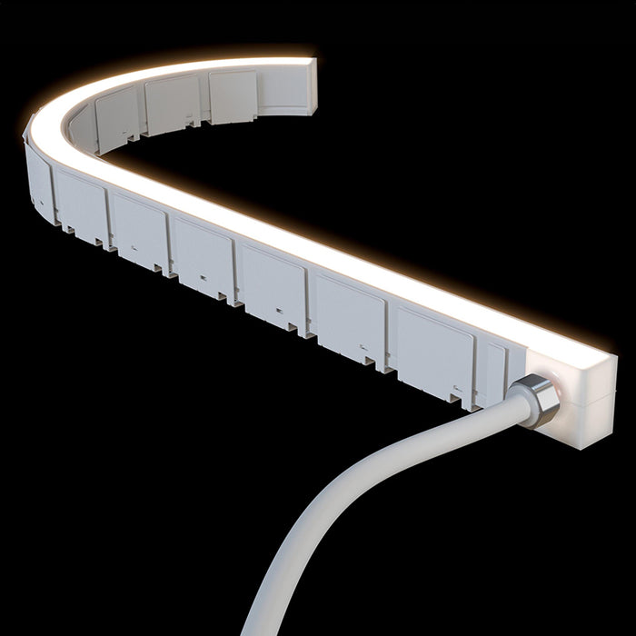 Diode LED Linaire 24V 4.5W/Ft Flex Side Bend RGBW Tape Light, 16.4ft Spool