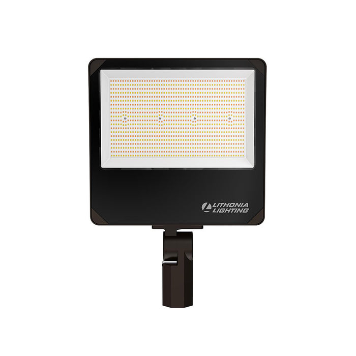 Lithonia Contractor Select ESXF5 16" Wide, LED Flood Light, 177-342W, Adjustable Lumen, Switchable CCT, UVOLT, YS, Dark Bronze