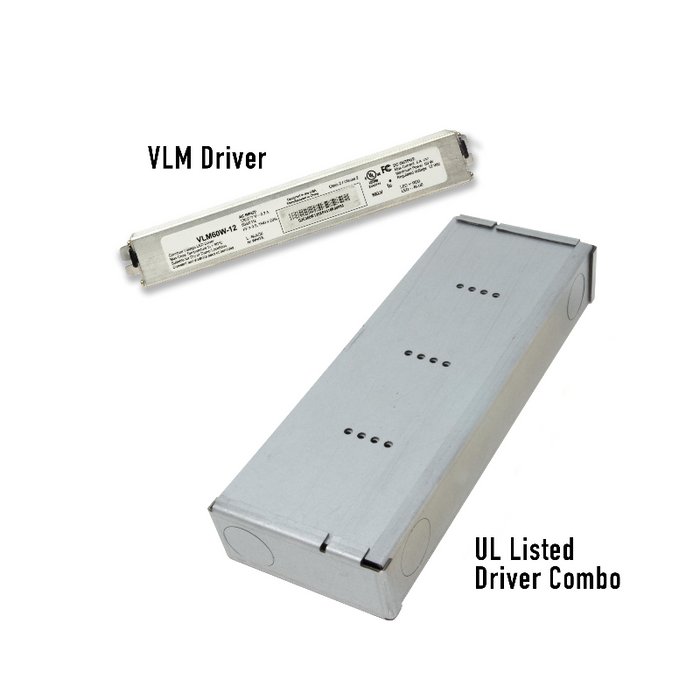 Diode LED VLM Series 12V 60W Constant Voltage LED Driver with Junction Box