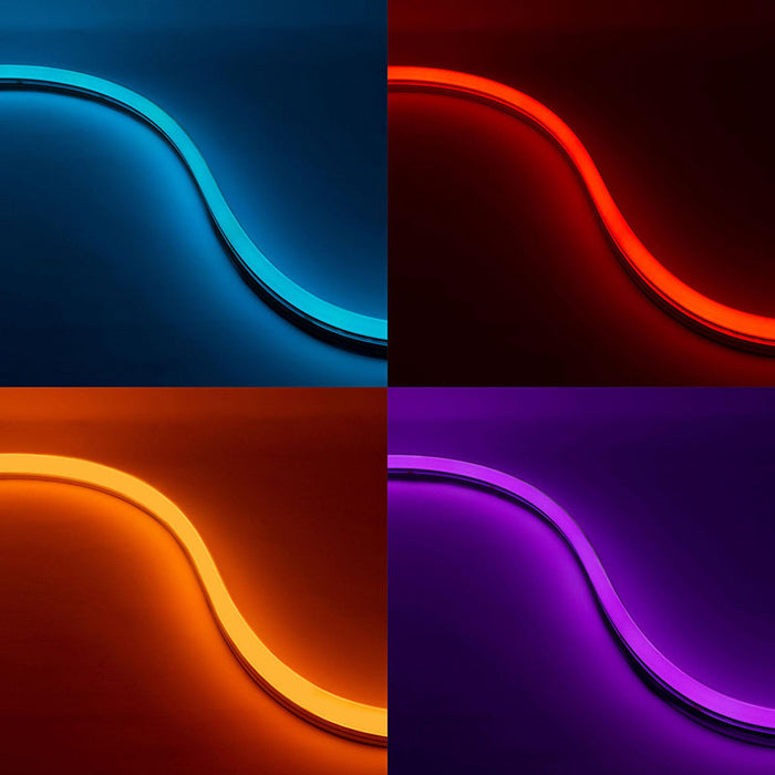 Diode LED Neon Blaze 24V 1.2WFt RGB 65.5 Ft Side-Bending LED Strip Light