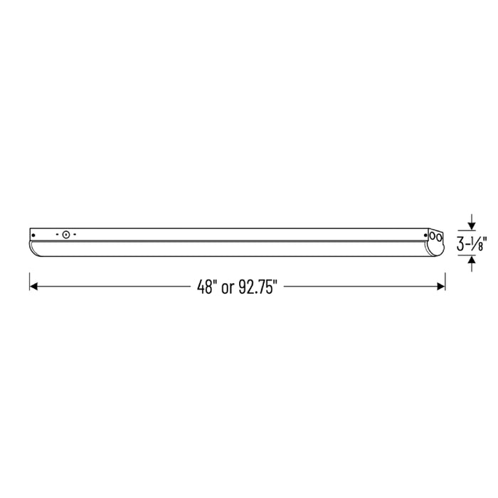 Nora NLSTR 8-ft 65W LED Tunable Strip Light, Selectable CCT