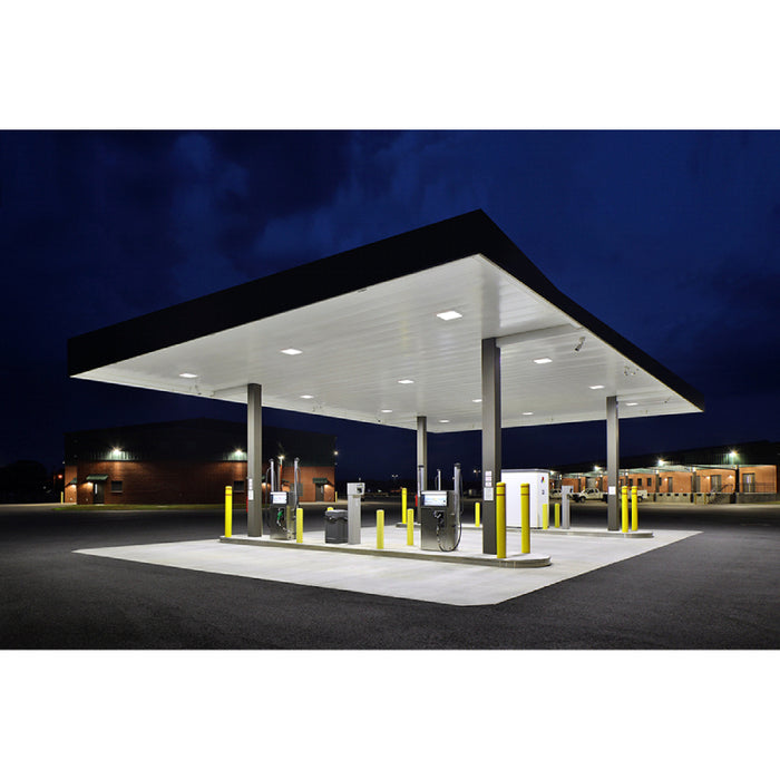Lithonia PCNY LED 25W-131W Petroleum LED Canopy Light, 3CCT & Lumens Selectable