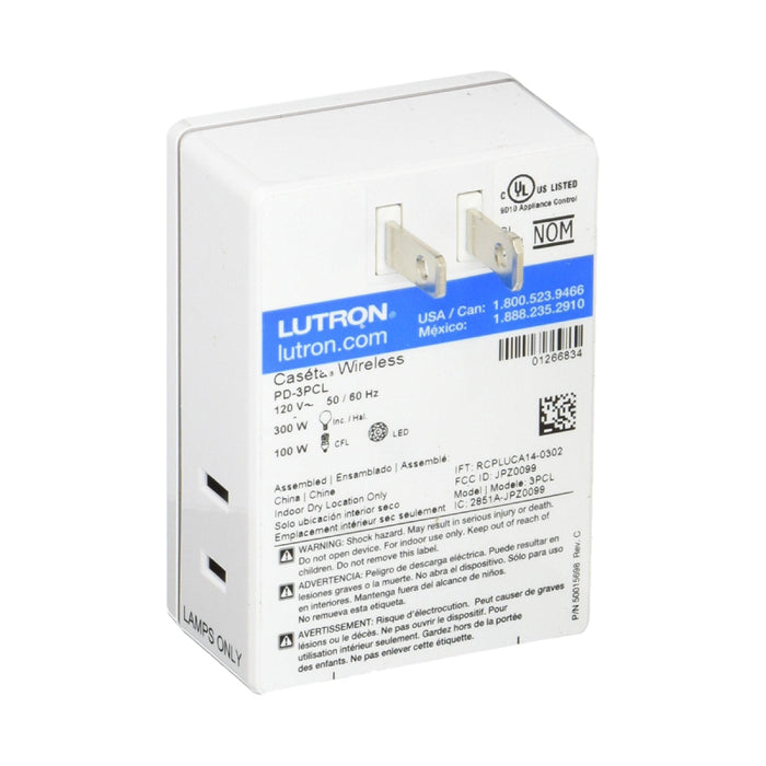 Lutron PD-3PCL Caséta Wireless Plug-In Lamp Dimmer