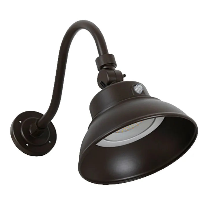 Westgate GNB 25W LED Gooseneck Barn Light, CCT Selectable, 3000lm, 120-277V