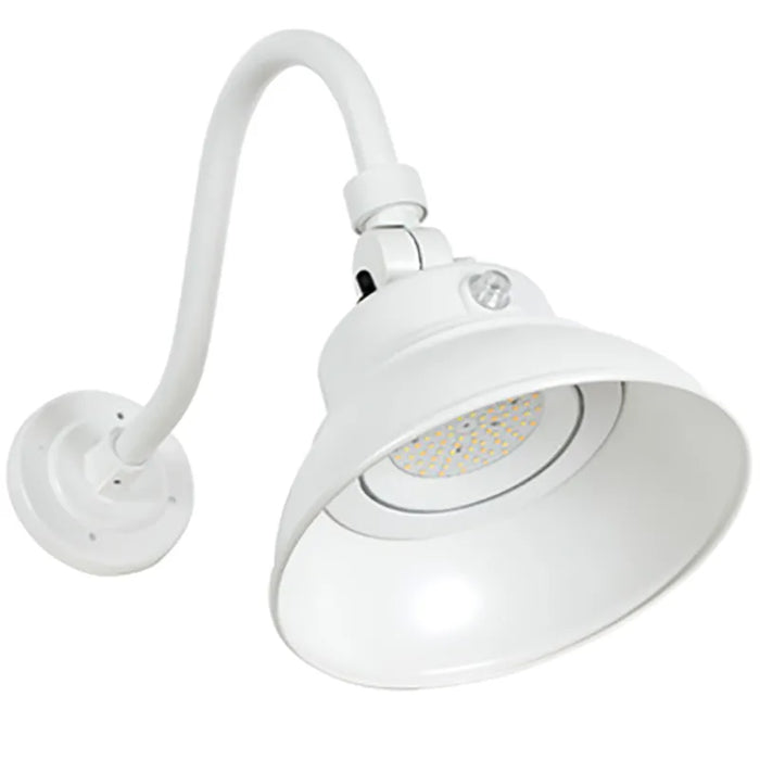 Westgate GNB 25W LED Gooseneck Barn Light, CCT Selectable, 3000lm, 120-277V