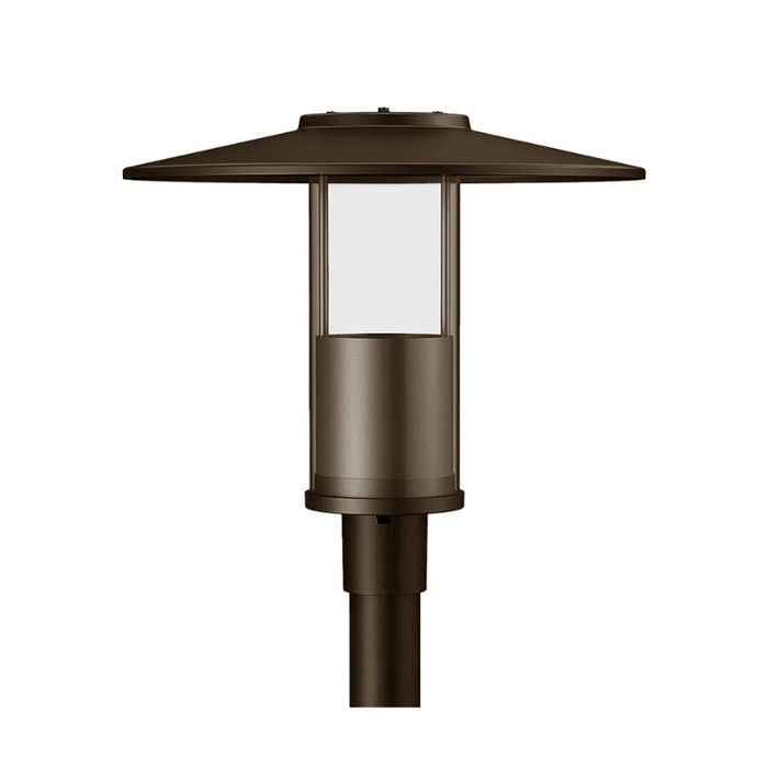 Westgate GPH-12 1-lt 20" Tall LED Outdoor Post Light, 12/20/30/40W, 1200-4000 Lumens, CCT Selectable, 120-277V