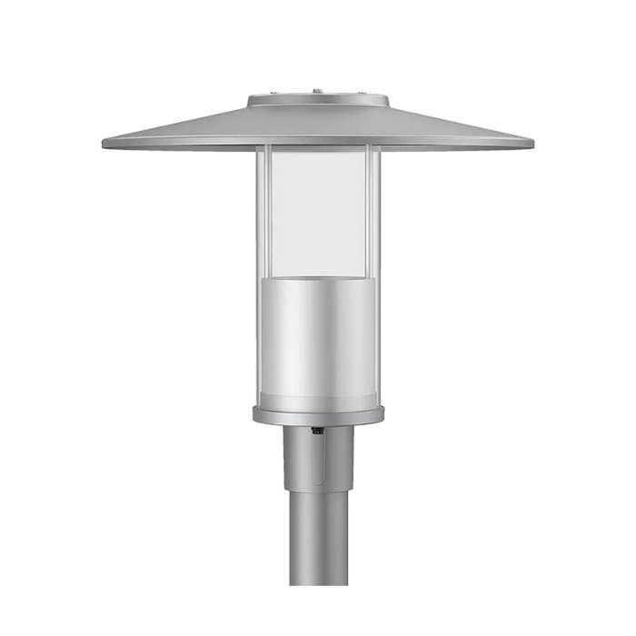 Westgate GPH-12 1-lt 20" Tall LED Outdoor Post Light, 12/20/30/40W, 1200-4000 Lumens, CCT Selectable, 120-277V