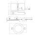 Elite RL575-ML-CCT 5" Canless LED Slim Downlight, 5CCT Selectable, 700/900/1100 Lumens, 120V