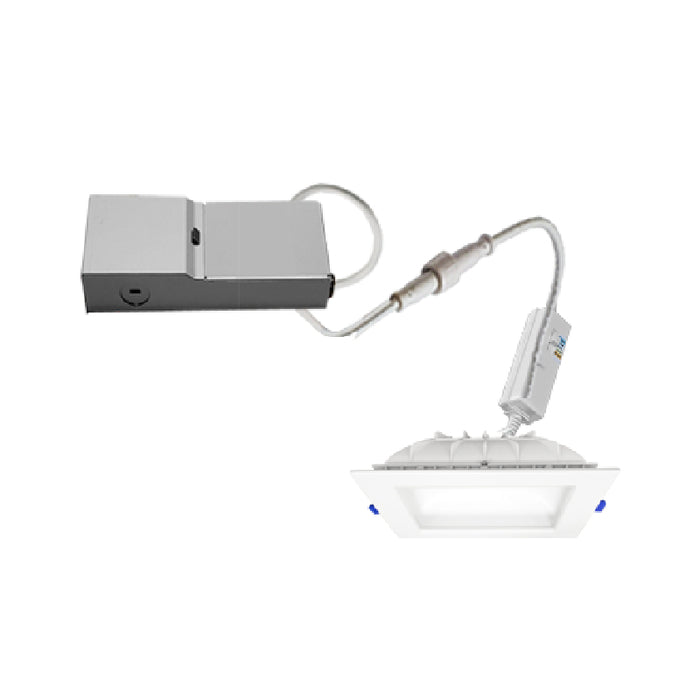 Elite RL656 6" Canless LED Square Regressed, 700 lumens, 4000K, 120V