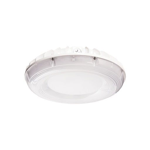 Lumark RPGC25S-MS/DIM-L20 60W LED Round Canopy, 120-347V, Selectable CCT & Lumens, Motion Sensor for Dimming Operation, 9' - 20' Mounting Height