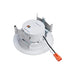 Satco S11894 4" Round 6.5W/8W/9.3W LED Flat Wafer Downlight Retrofit, 5CCT Selectable, Matte White Finish