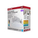 Satco S11894 4" Round 6.5W/8W/9.3W LED Flat Wafer Downlight Retrofit, 5CCT Selectable, Matte White Finish