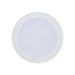 Satco S11896 6" Round 9W/11W/13W LED Flat Wafer Downlight Retrofit, 5CCT Selectable, Matte White Finish