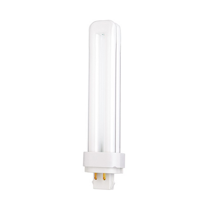 Satco S8340 26W T4 Quad Tube 4-Pin CFL Bulb, 4100K